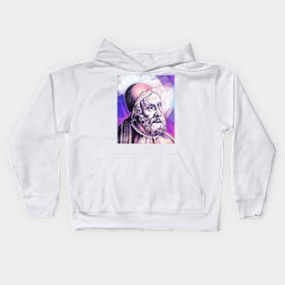 Al Tabari Pink Portrait | Al Tabari Artwork 8 Kids Hoodie